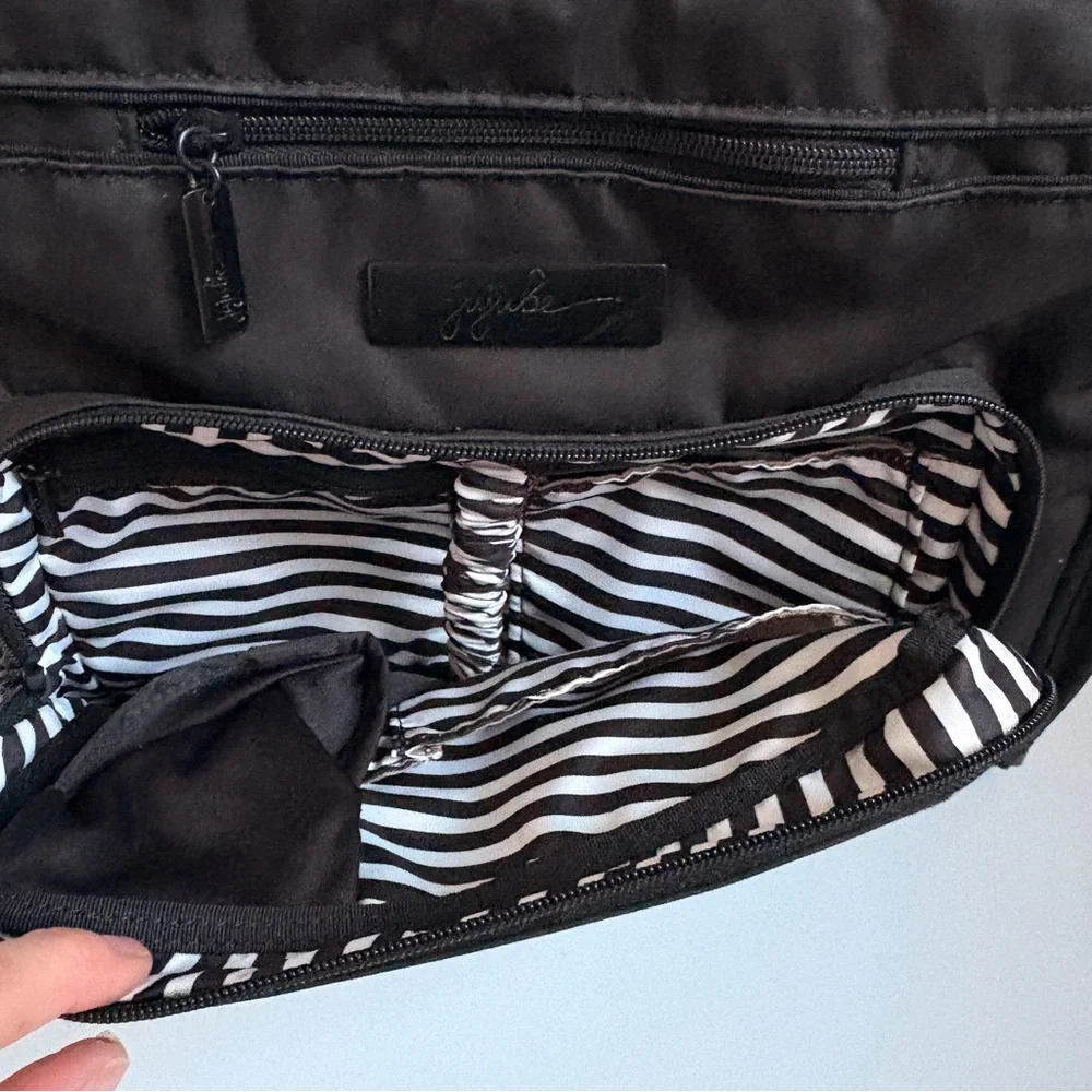 Jujube | BFF Blackout Black Diaper Bag Backpack with Changing Pad OS